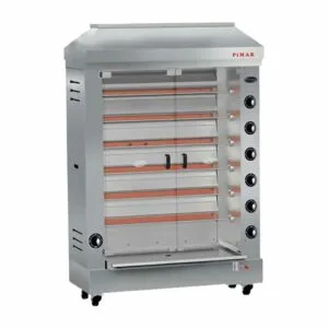 Pimak M006R Radyanlı Piliç Çevirme Makinası 36 Kapasiteli Gazlı