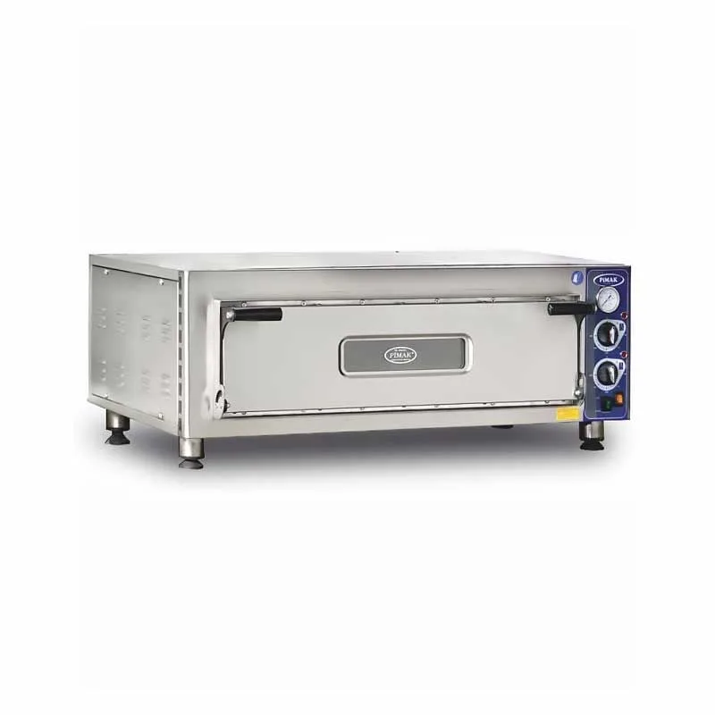 Pimak M013-4G Gazlı Pizza Fırını, Tek katlı, 4 Pizza Kapasiteli