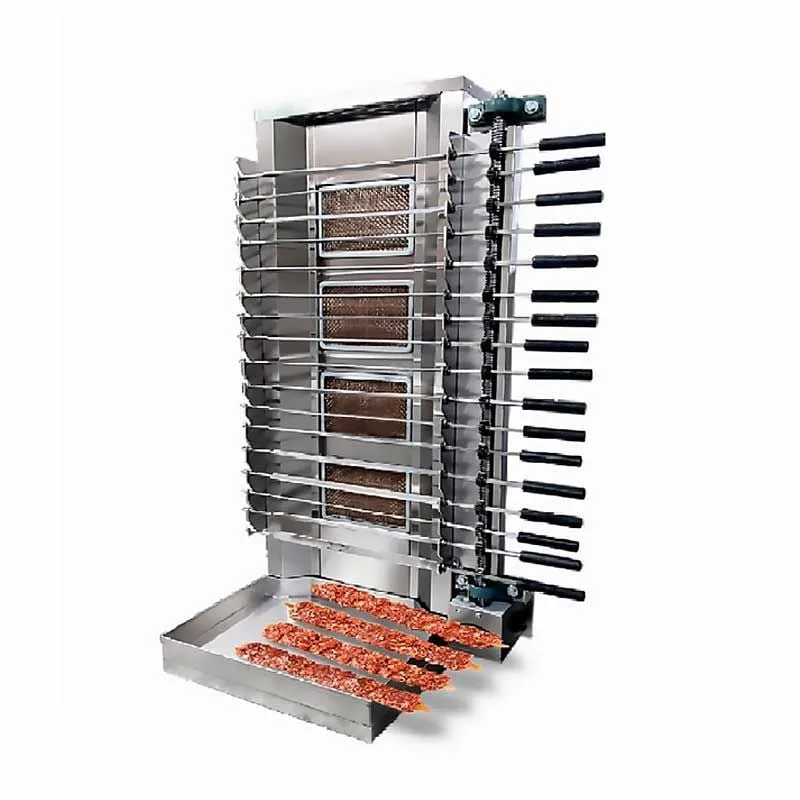 Pimak M077-4AK Gazlı Döner Kebap Makinası 14 Şiş