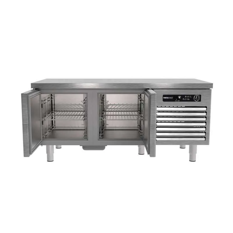 Portabianco 2D60 Cihaz Altı Derin Dondurucu, İki Kapılı, 150 lt, 304 Kalite