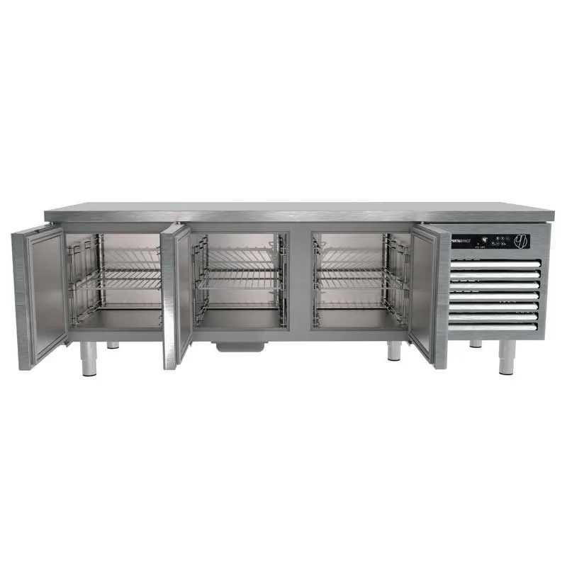 Portabianco 3D70 Cihaz Altı Derin Dondurucu, 3 Kapılı, 280 lt, 304 Kalite