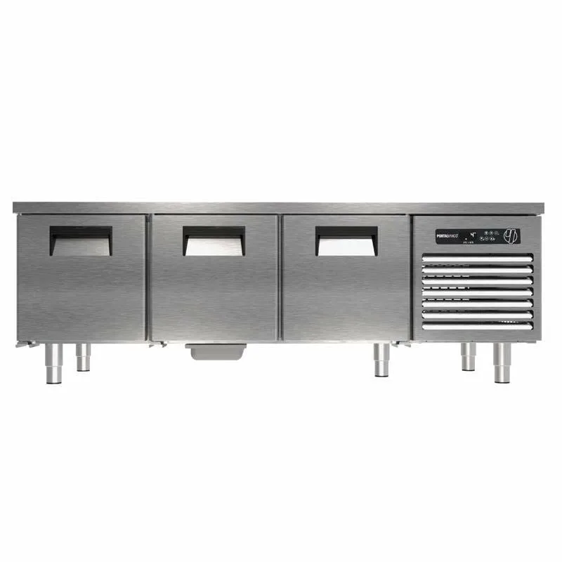 Portabianco 3D70 Cihaz Altı Monoblok Derin Dondurucu, 3 Kapılı, 280 lt, 304 Kalite