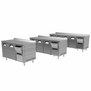 Portabianco 3N60 Barista Buzdolabı, 3 Kapılı, 304 Kalite