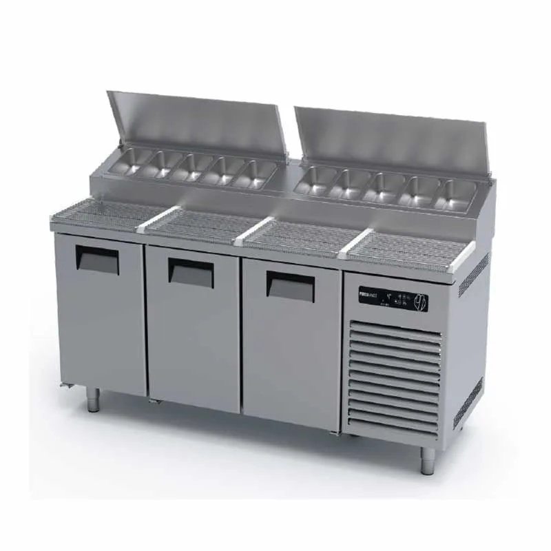 Portabianco 3N70E Make-Up Pizza Buzdolabı, 3 Kapılı, 430 Kalite