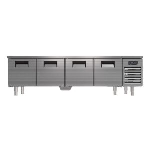 Portabianco 4N60 Cihaz Altı Kısa Buzdolabı, 4 Kapılı, 300 lt, 304 Kalite
