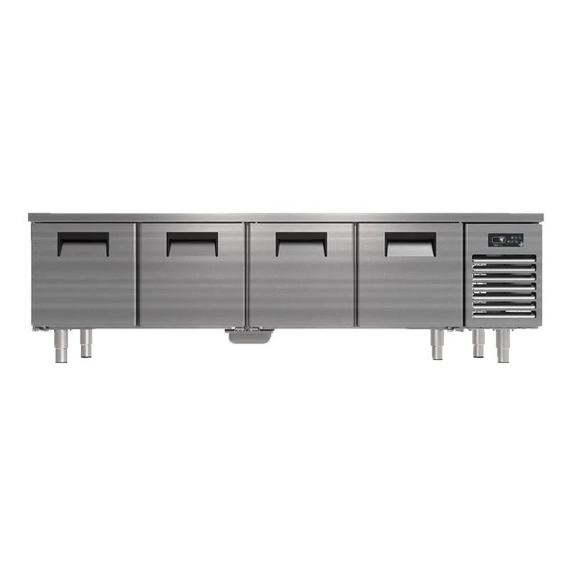 Portabianco 4N70 Cihaz Altı Kısa Buzdolabı, 4 Kapılı, 350 lt, 304 Kalite