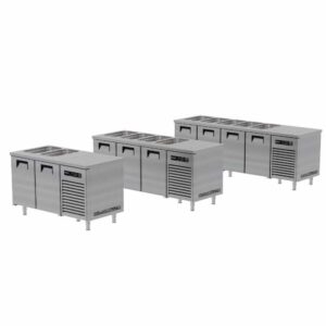 Portabianco ASBH-2N70E Soğuk Servis Buzdolabı, 2 Kapılı, 430 Kalite