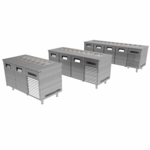 Portabianco ASBHK-2N70 Soğuk Servis Buzdolabı Camlı, 2 Kapılı, 304 Kalite