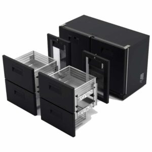 Portabianco SLMB-2DGN Tezgah Altı Slim Derin Dondurucu, 2 Kapılı