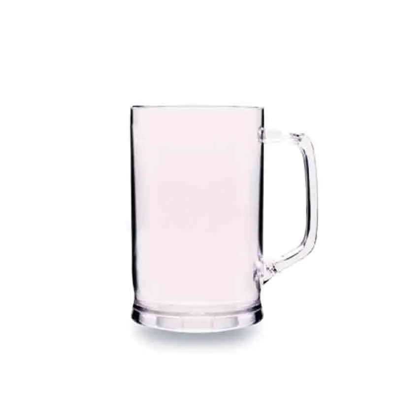 Rubikap Polikarbon Bira Bardağı, 470 ml Şeffaf