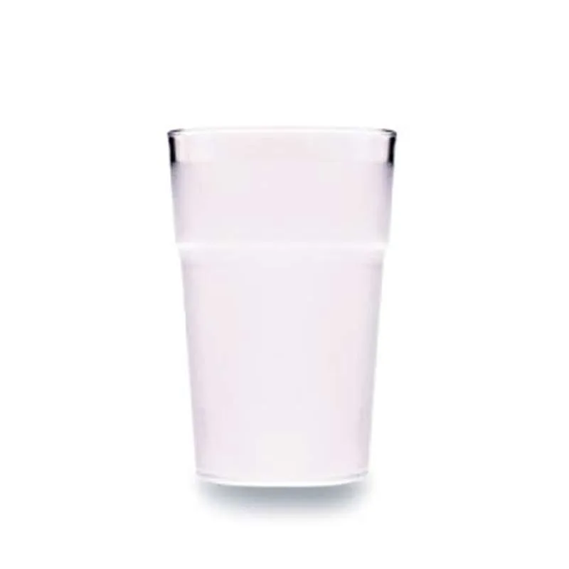 Rubikap Polikarbon Econ Kumlu Bardak, 350 ml Şeffaf