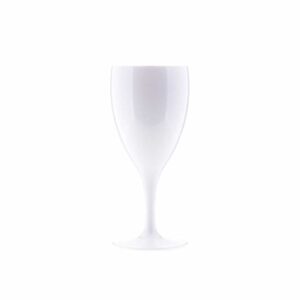 Rubikap Polikarbon Kadeh Bardak, 230 ml Beyaz