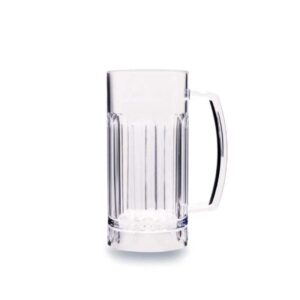Rubikap Polikarbon Kulplu Bira Bardağı, 340 ml Şeffaf