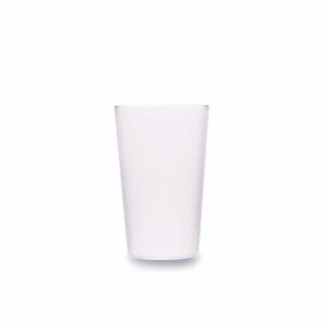 Rubikap Polikarbon Kumlu Bardak, 240 ml Şeffaf