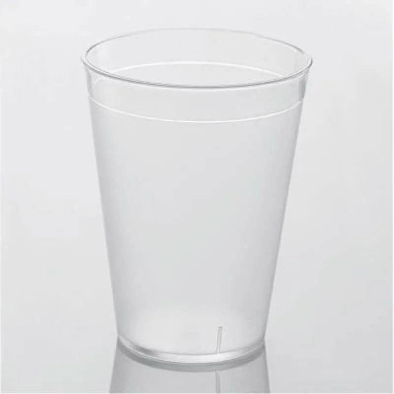 Rubikap Polikarbon Kumlu Bardak, 200 ml Şeffaf