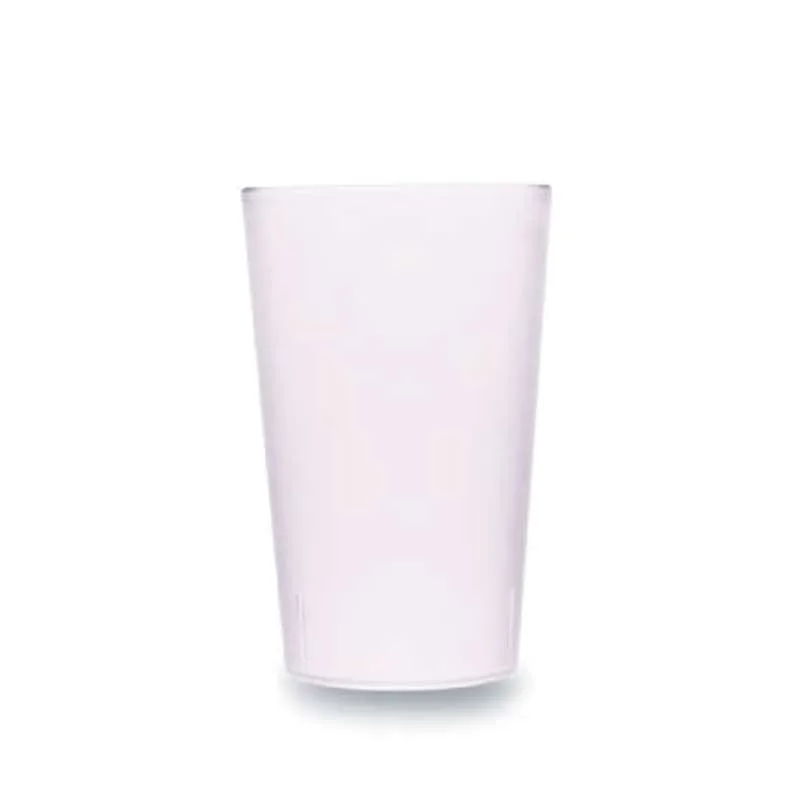 Rubikap Polikarbon Kumlu Bardak, 350 ml Şeffaf