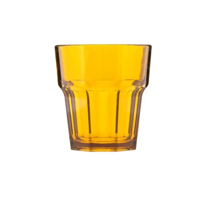 Rubikap Polikarbon Premium Bardak, 250 ml, Amber