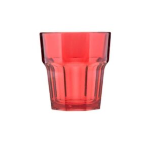 Rubikap Polikarbon Premium Bardak, 250 ml, Kırmızı