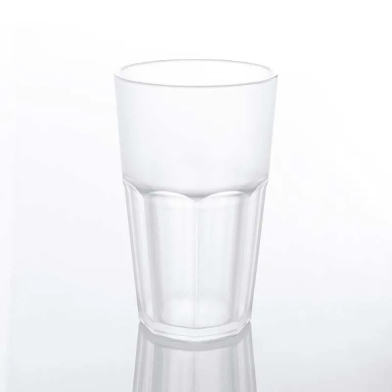 Rubikap Polikarbon Premium Buzlu Bardak, 300 ml, Şeffaf