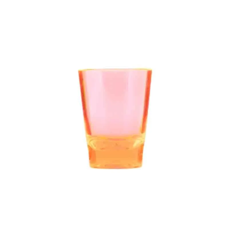 Rubikap Polikarbon Shot Bardağı, 60 ml Neon Turuncu