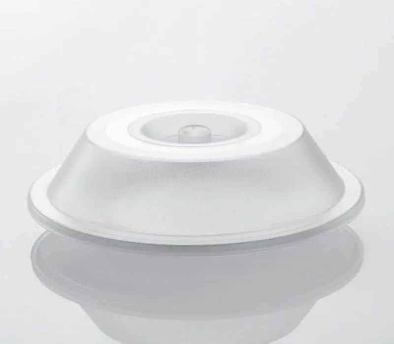 Rubikap Polikarbon Yuvarlak Tabak Kapağı, 19 cm Şeffaf