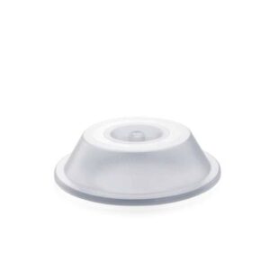 Rubikap Polikarbon Yuvarlak Tabak Kapağı, 17 cm Şeffaf