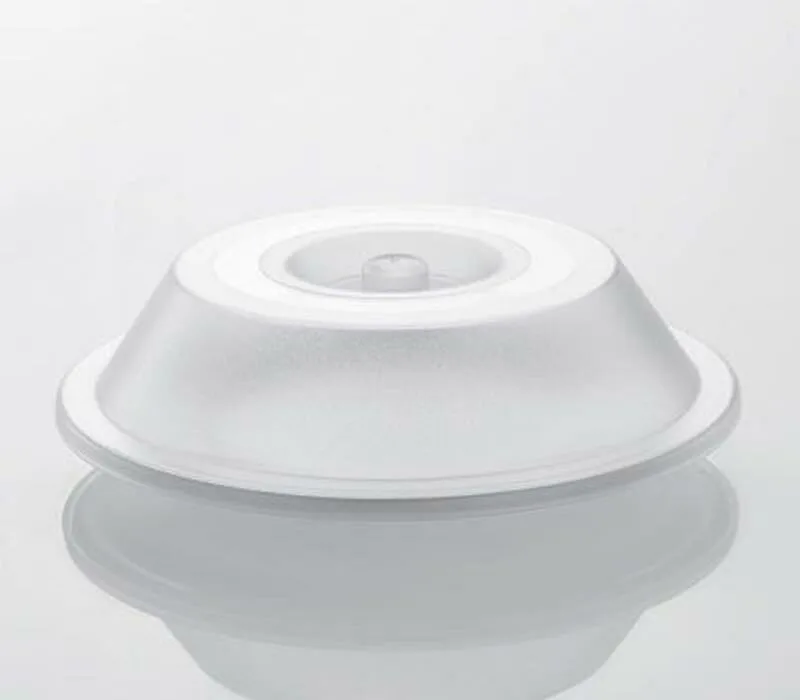 Rubikap Polikarbon Yuvarlak Tabak Kapağı, 17 cm Şeffaf