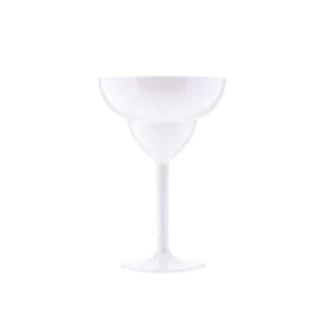 Rubikap Premium Polikarbon Margarita Bardağı, 350 ml Beyaz