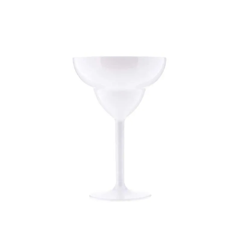 Rubikap Premium Polikarbon Margarita Bardağı, 350 ml Beyaz