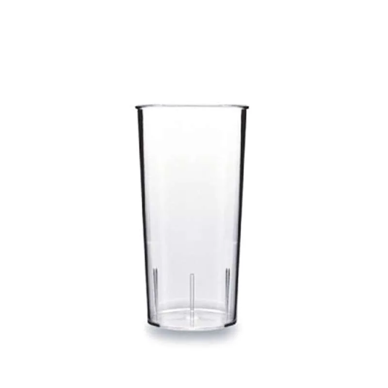 Rubikap Premium Polikarbon Tender Kokteyl Bardağı, 400 ml Şeffaf