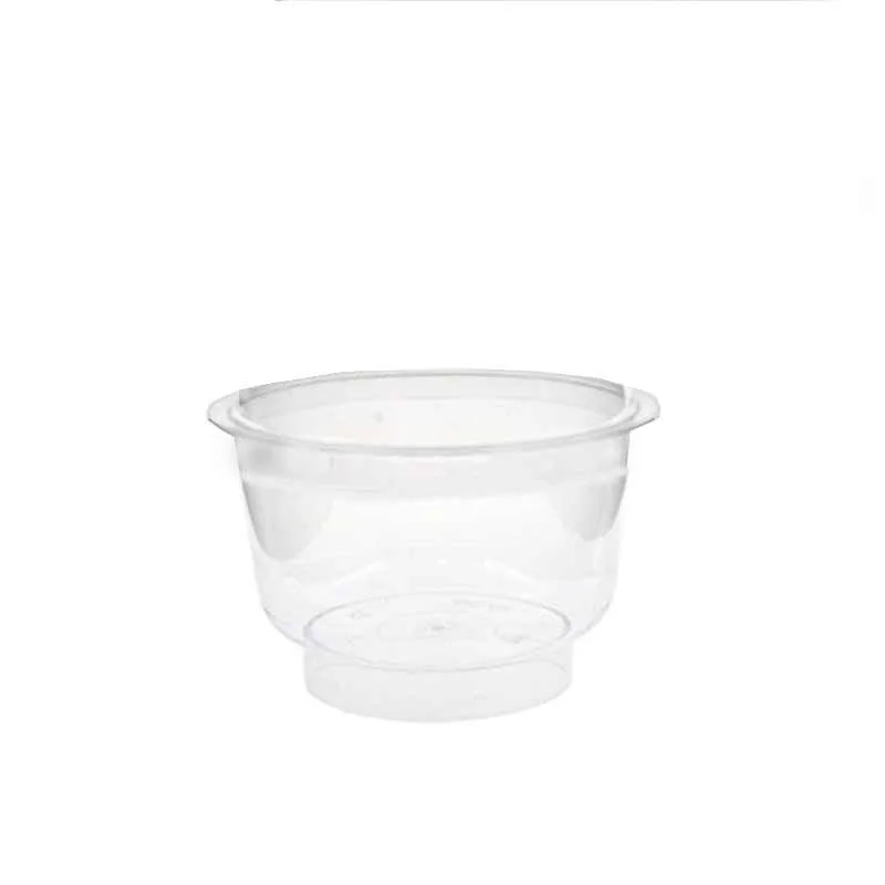 Rubikap Tek Kullanımlık Ayaklı Kase, 200 ml Şeffaf