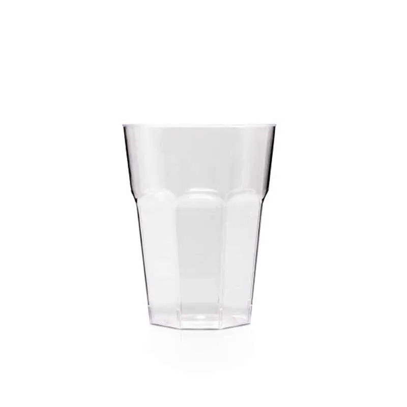 Rubikap Tek Kullanımlık Kristal Bardak, 350 ml Şeffaf