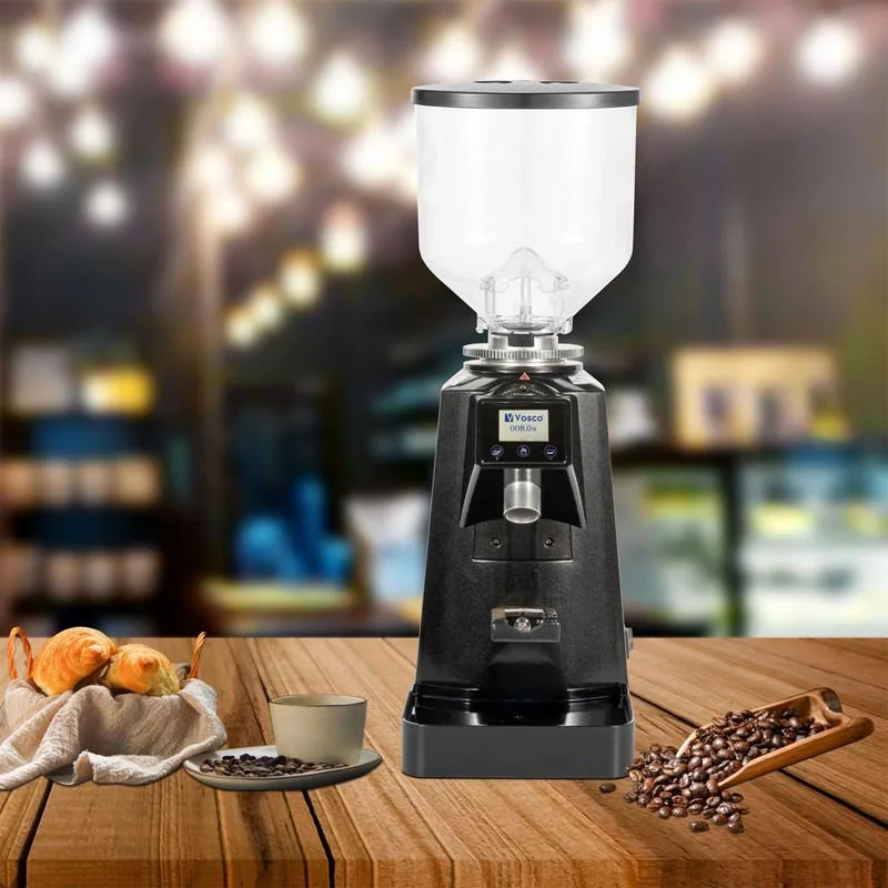 Vosco LD900E Otomatik Kahve Öğütme Değirmeni, Siyah