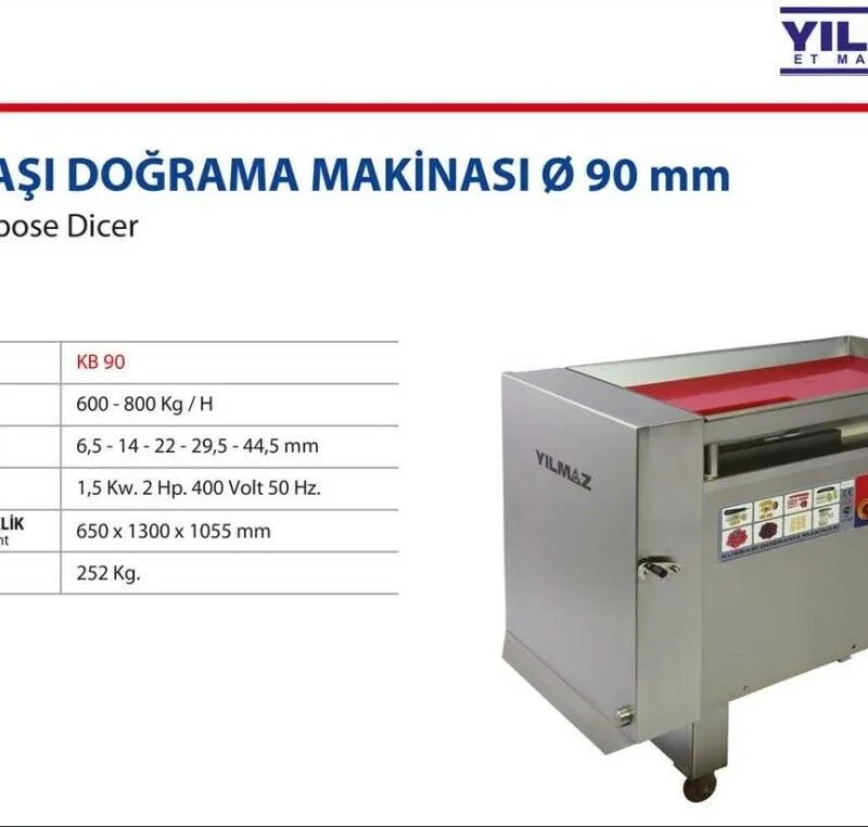 Yılmazlar Kuşbaşı Doğrama Makinesi
