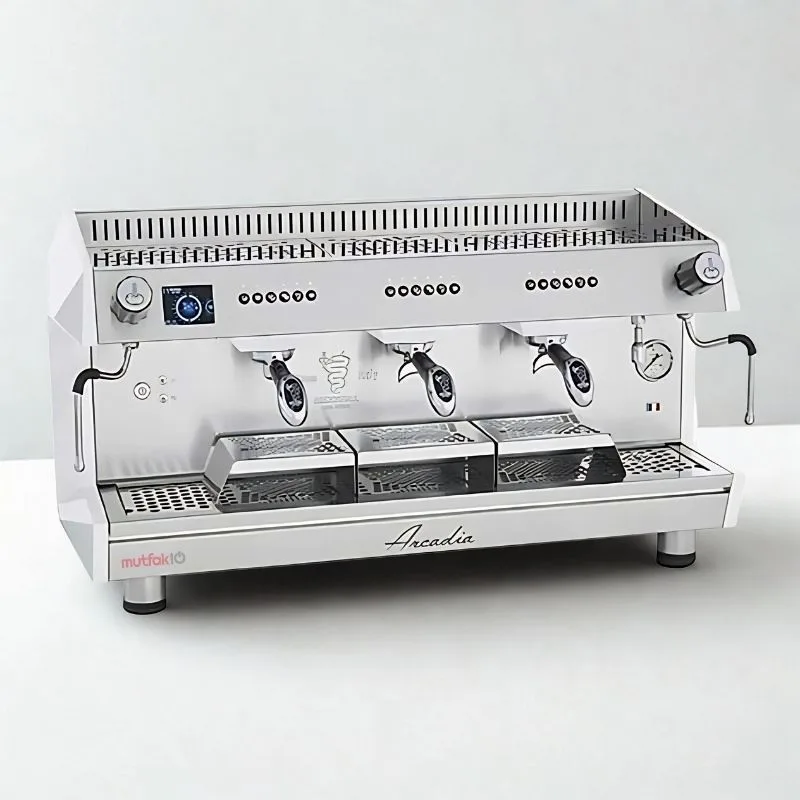 Bezzera ARCADIA DE PID Tam Otomatik Espresso Kahve Makinesi, Yüksek Şase 3 Gruplu