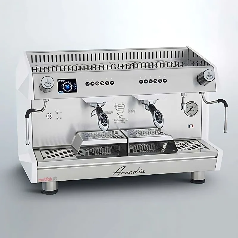 Bezzera ARCADIA DE PID Tam Otomatik Espresso Kahve Makinesi, Yüksek Şase 2 Gruplu
