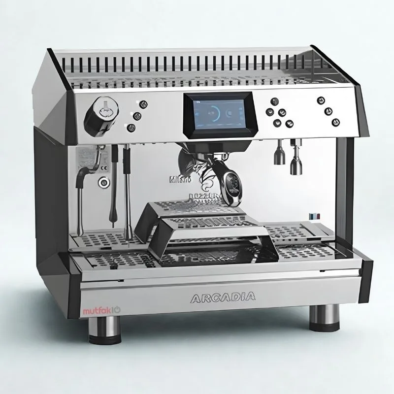 Bezzera ARCADIA DE Tam Otomatik Espresso Kahve Makinesi, Yüksek Şase 1 Gruplu