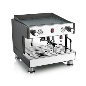Brawi K-One M 1 GR Yarı Otomatik Espresso Kahve Makinesi, Siyah, 1 Gruplu