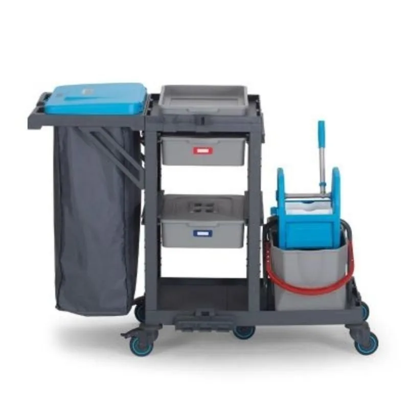 Fantom Procart 315 Aksesuar Takımlı Pres Kovalı Temizlik Arabası