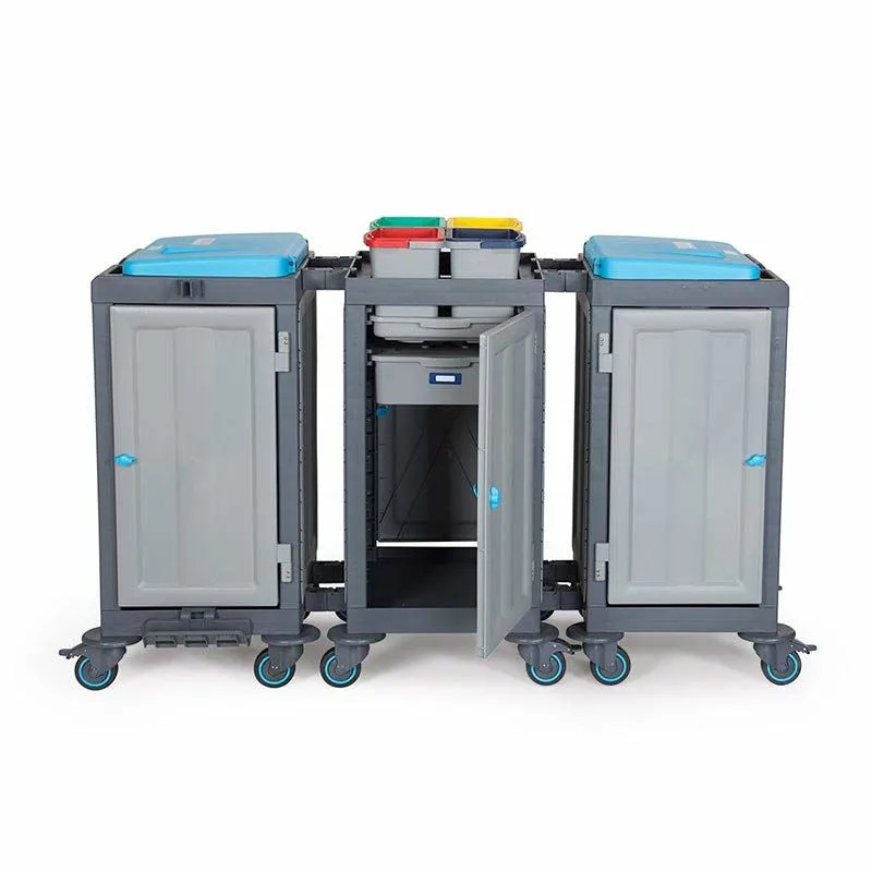 Fantom Procart 3352SP 3 Dolaplı Temizlik Arabası, Çöp Bölmeli