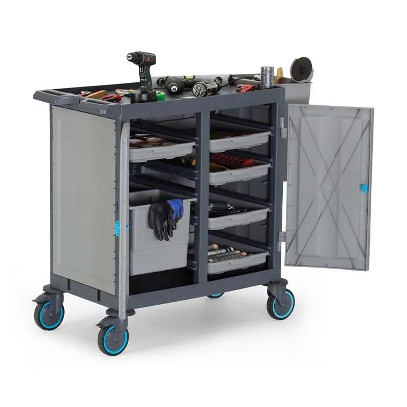 Fantom Procart 423 Dolaplı Kat Arabası, Atık Kovalı