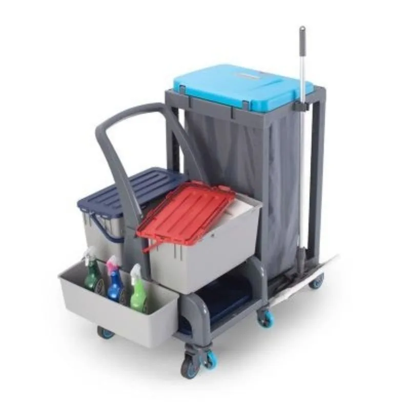 Fantom Procart 73002 Aksesuar Takımlı Temizlik Arabası, Çöp Bölmeli