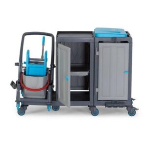Fantom Procart 73131 Ayrılabilir Aksesuar Takımlı Temizlik Arabası, Çöp Bölmeli
