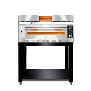 GMG Compact S Serisi Tek katlı Taş Tabanlı Pizza Fırını, Ø 30cm 4 Adet Tepsi Kapasiteli