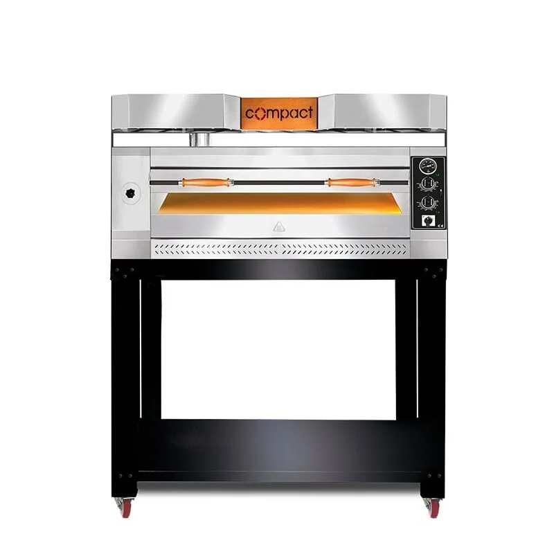 GMG Compact S Serisi Tek katlı Taş Tabanlı Pizza Fırını, Ø 30cm 4 Adet Tepsi Kapasiteli