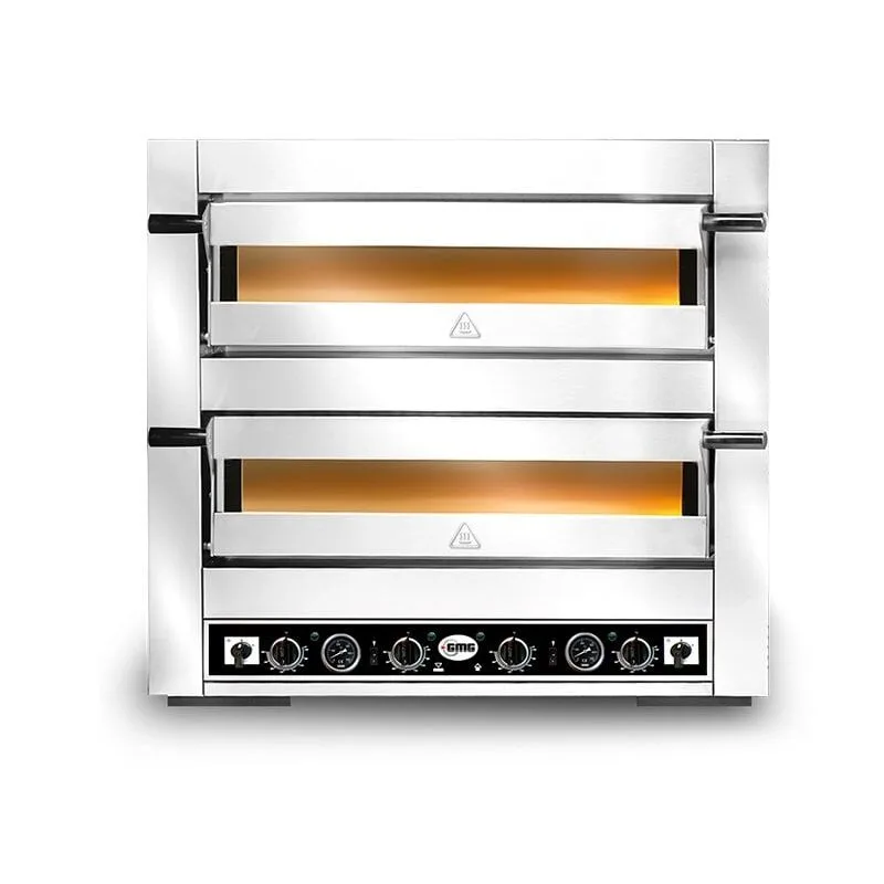 GMG FİRİNO Serisi PS 44 DE Pizza Fırını 4+4 (Ø30 cm)Tepsi Kapasiteli