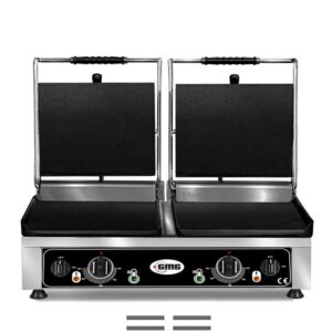 GMG KG 2735 DGG Tost Makinesi Çift Kapaklı Alt Üst Düz, 2 x 36 x 27 cm