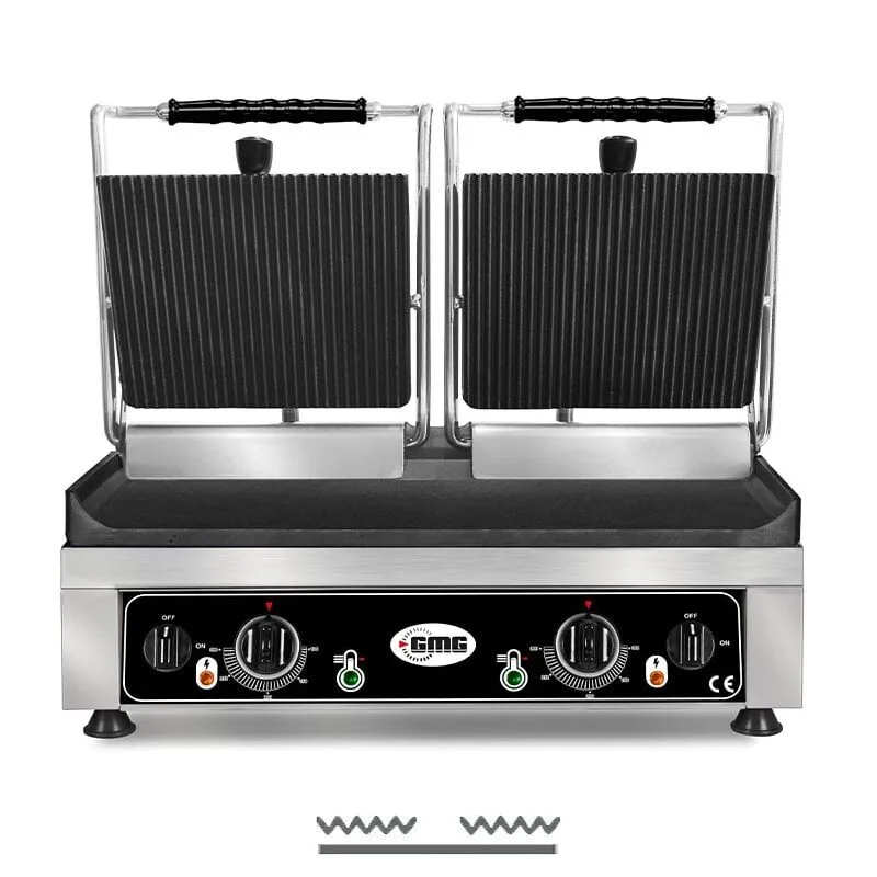 GMG KG 5530 DG Yarı Düz Tost Makinesi, 52x24 cm