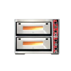 GMG PF 70105 DE-T(Termometreli) Ø 34cm 6+6 Adet Tepsi Kapasiteli Pizza Fırını