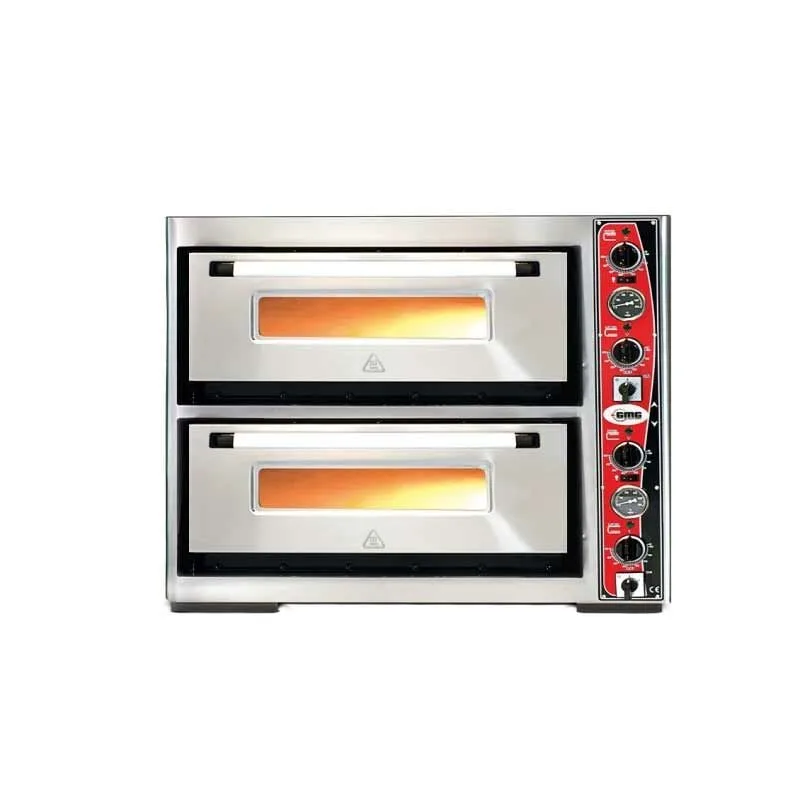 GMG PF 70105 DE-T(Termometreli) Ø 34cm 6+6 Adet Tepsi Kapasiteli Pizza Fırını